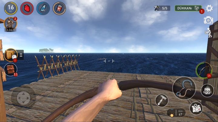 Raft Survival Ocean Nomad Yay Ve Ok Nasıl Yapılır?