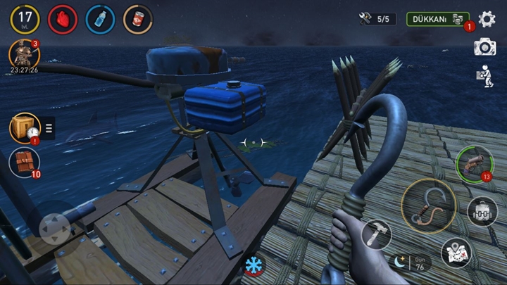 Raft Survival Ocean Nomad Sal Motoru Nasıl Yapılır?