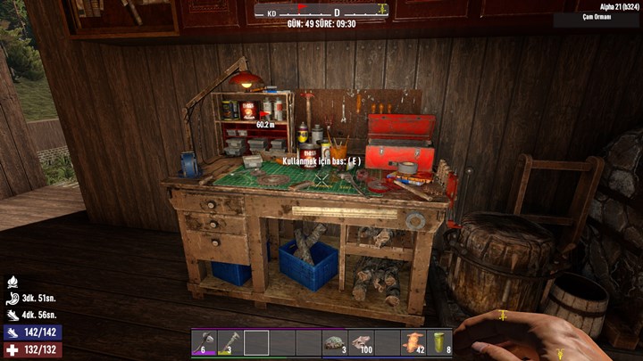 7 Days to Die Çalışma Tezgahı Nasıl Yapılır?