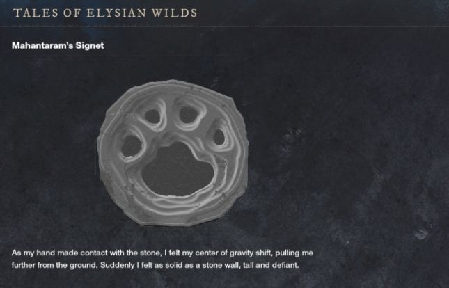New World Mahantaram’s Signet Konumu