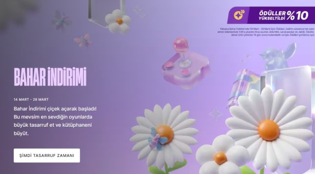 Epic Games Bahar İndirimleri Başladı