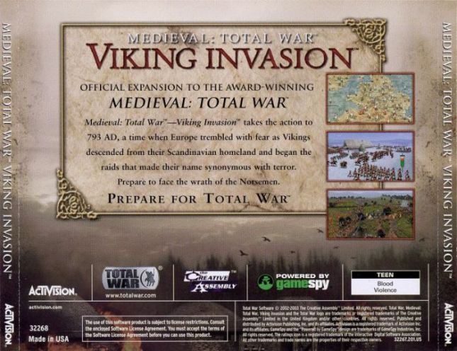 Medieval: Total War – Viking Invasion Hileleri