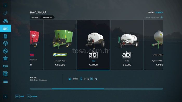 FS22 Su Tanker Römorku