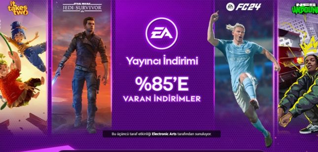 Ea Games Yayıncı İndirimi Başladı