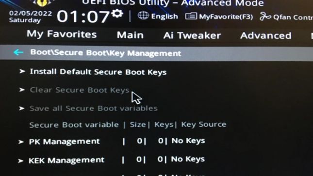 Windows 11 Secure Boot Açık Olduğu Halde Gözükmüyor?