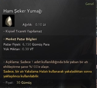 Black Desert - Ham Şeker Yumağı