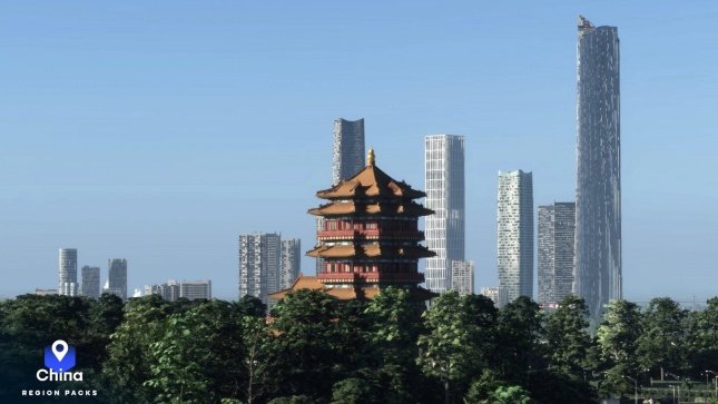 Cities Skylines 2 için Ücretsiz Mod Paketi China Pack Yayınlandı