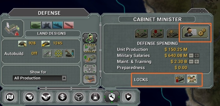 Supreme Ruler 2030 Savunma Danışman Ayarları