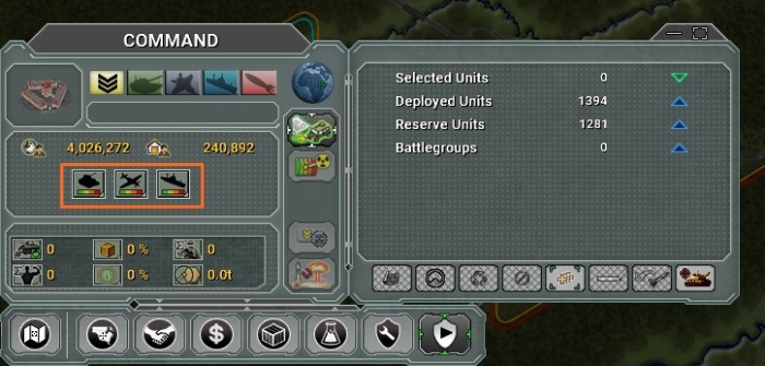 Supreme Ruler 2030 Danışan Birim Yönetimi