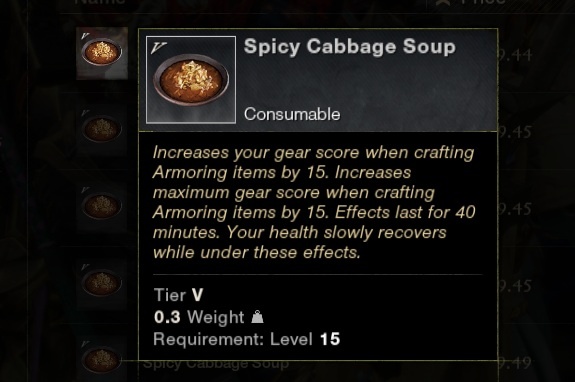 Spicy Cabbage Soup Yemeği Buffu - New World