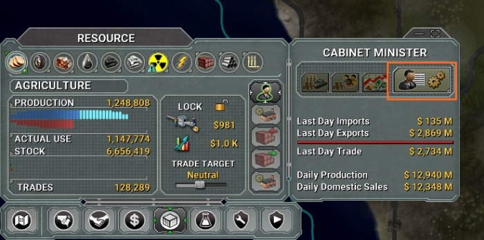Supreme Ruler 2030 Kaynak Danışman Ayarları