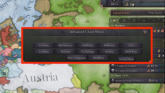 Victoria 3 Gelişmiş Hile Modu İndir