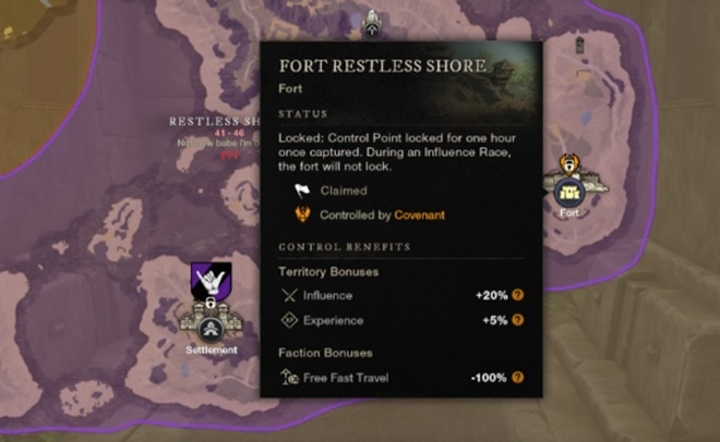 New World Restless Shore Fort Bonus