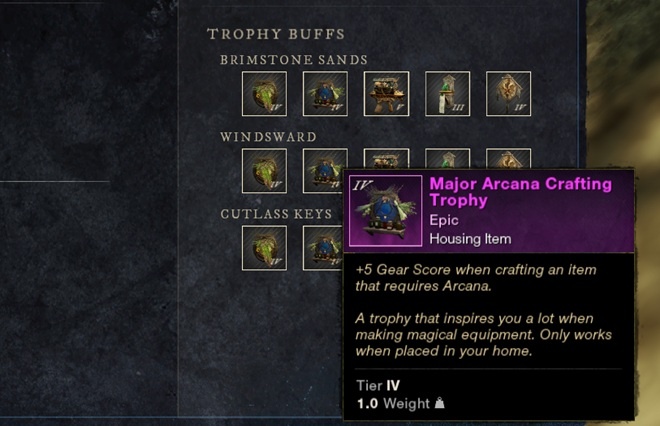 Trophy Buffları - New World