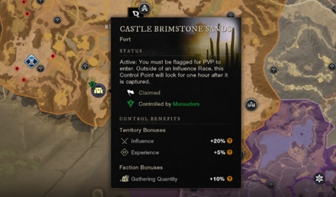 Brimstone Sands Fort Bonus - New World