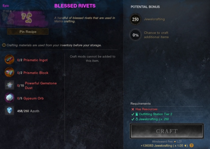 Blessed Rivets New World