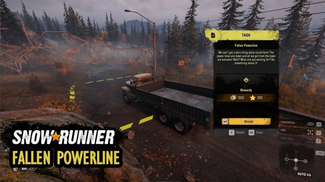 Snowrunner Fallen Powerline Görevi Nasıl Yapılır?