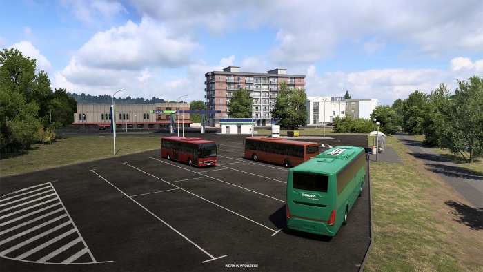 Euro Truck Simulator 2 Yolcu Aktarma Otobüs Durakları