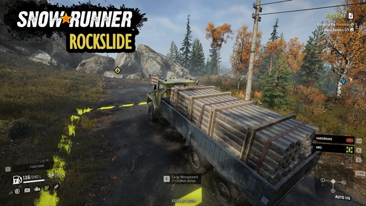 Snowrunner Rockslide Görevi Nasıl Yapılır?